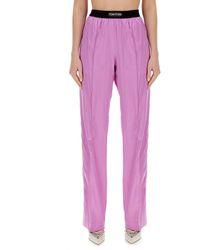 Tom Ford - Pants With Logo-Donna - Lyst