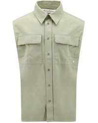 Etudes Studio - Cotton Shirt With Patch Pockets On The Front - Lyst