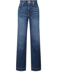 Seven7 - Flared Blue - Lyst