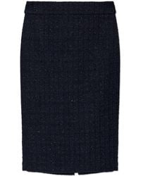 Emporio Armani Exclusive - Tweed Skirt - Lyst