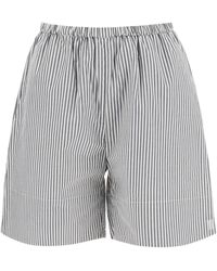 By Malene Birger - Shorts A Righe Siona In Cotone Organico - Lyst
