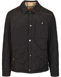 Burberry - Camicione Reversibile - Lyst