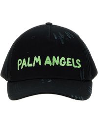 Palm Angels - Seasonal Logo Cappelli Nero - Lyst