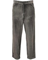 Barena - Pantalone Canasta Olsar 100 Cotone Trousers Black - Lyst