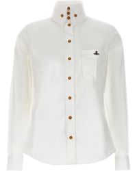 Vivienne Westwood - Classic Krall Camicie Bianco - Lyst