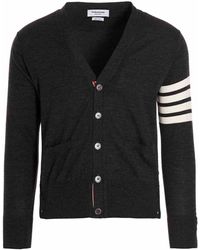 Thom Browne - Merino Wool Cardigan - Lyst