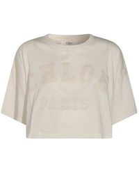 Chloé - T-Shirts And Polos Coconut Milk-Donna - Lyst