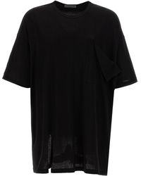 Yohji Yamamoto - Raw Pocket T-Shirt - Lyst