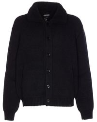Tom Ford - 3-Gauge Pure Cashmere Shearling Collar Cardigan - Lyst