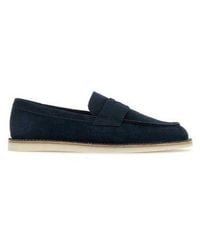 Prada - Suede Loafers - Lyst