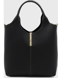 Tod's - Borse A Spalla Nero-Donna - Lyst