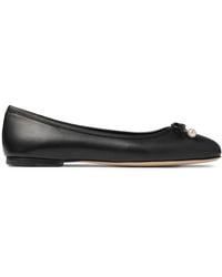 Jimmy Choo - Elme Leather Flat - Lyst