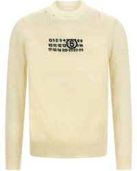 MM6 by Maison Martin Margiela - 'Numeric Signature Mm6' Sweater - Lyst