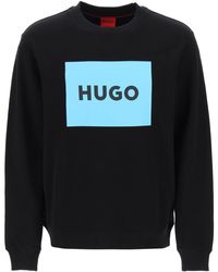 HUGO - Felpa Duragol Con Box Logo - Lyst