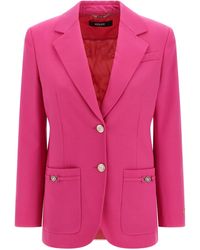 Versace - Underwater Barocco Blazers Fuchsia - Lyst