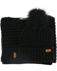 Barbour - "Saltburn" Beanie E Sciarpa - Lyst