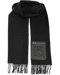 Loewe - Wool And Cashmere Scarf Scarves And Foulards - Lyst