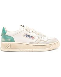 Autry - Sneakers vulcanizzate bianche con lacci - Lyst