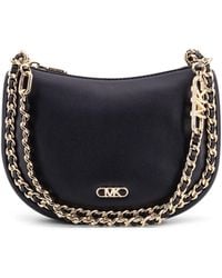 Michael Kors - Kendall Leather Shoulder Bag With Frontal Monogram - Lyst