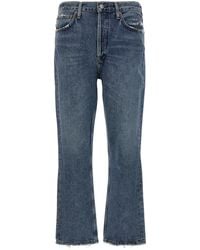 Agolde - Riley Crop' Jeans - Lyst