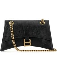 Balenciaga - Leather Small Crush Shoulder Bag - Lyst