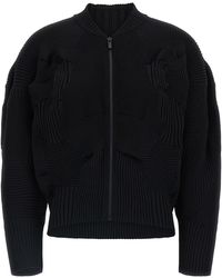 Issey Miyake - Kone Kone Maglioni Nero-Donna - Lyst
