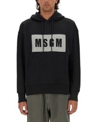 MSGM - Sweatshirt With Logo - Lyst