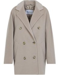 Max Mara - Avena Rebus Madame Wool Coat-Donna - Lyst