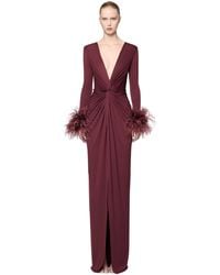 The Archivia - Amber Ares Bordeaux Dress - Lyst