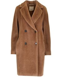 Max Mara - Roseto Coats Marrone-Donna - Lyst