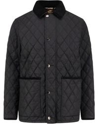 Burberry - Haddington Quilted And Padded Jacket - Lyst