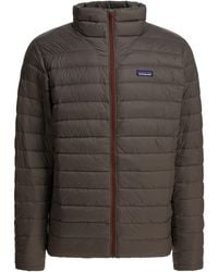 Patagonia - Down Sweater Jackets And Coats Marrone-Uomo - Lyst