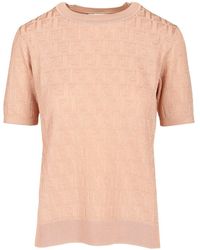 Fendi - Ff Cotton T-Shirt - Lyst