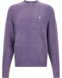 Carhartt - Curtis Sweaters And Cardigans Purple - Lyst