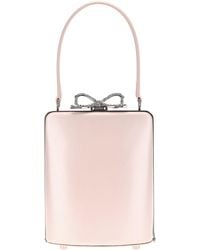 Self-Portrait - Leather Mini Bow' Handbag - Lyst