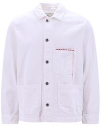 Amaranto - Canvas Jacket With Pockets - Lyst