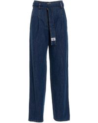 Philosophy - Jeans With Front Pleats - Lyst