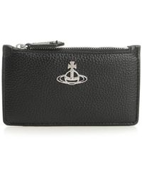 Vivienne Westwood - Zip Around Card Holder Small Leather Goods - Lyst