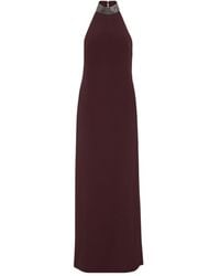 Brunello Cucinelli - Silk Blend Maxi Dress - Lyst