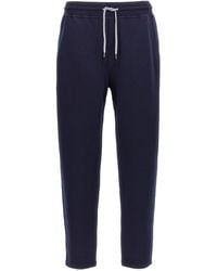 Brunello Cucinelli - Cotton Blend Joggers - Lyst