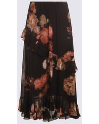 Zimmermann - Skirts Russet Floral-Donna - Lyst