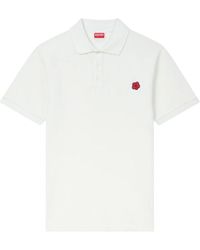 KENZO - Polo Boke Flower Con Ricamo-Uomo - Lyst