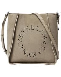 Stella McCartney - Alter Suede Shoulder Bag With Piping Details - Lyst