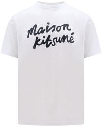 Maison Kitsuné - Cotton T-Shirt - Lyst