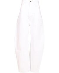パンツ ALAIA ROUNDED PETAL PANTS Alaïa Rounded Petal Trousers in Black | Lyst