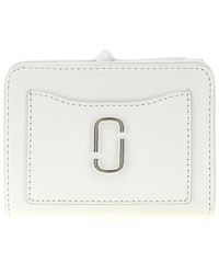 Marc Jacobs - The Utility Snapshot Mini Compact Portafogli Bianco-Donna - Lyst