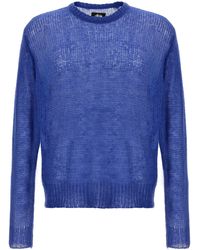 Stussy - Loose Sweater Maglioni Blu - Lyst