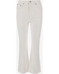 Tory Burch - Stretch Cotton Jeans - Lyst