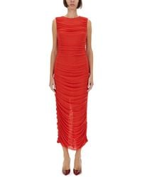 ROTATE BIRGER CHRISTENSEN - Draped Maxi Dress - Lyst