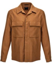 Zegna - Linen Jacket Giacche Beige - Lyst